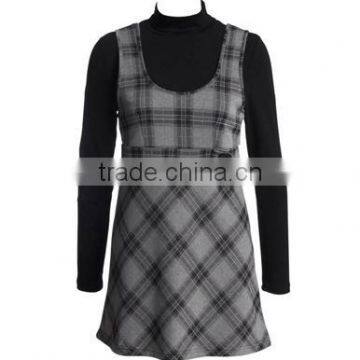 Black and Gray Color Full Women Frock