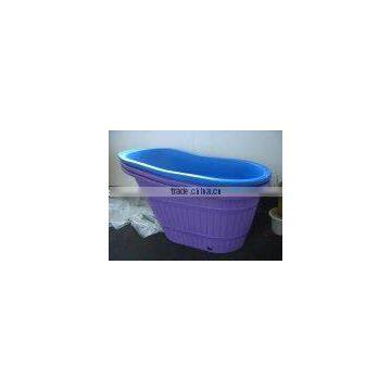 OEM rotationally moulded plastic portable bathtub , LDPE bathtub