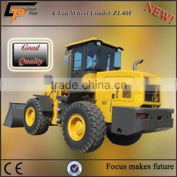 chinese heavy construction equipment 4ton loader with good engine