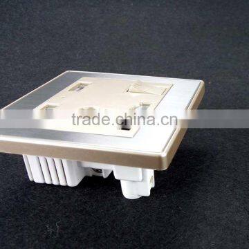 Stainless Steel Usb Wall Power Socket With Surge Protector photo-4