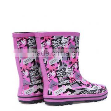 Custom Cheap Wholesale Fashion Rain Boots Girl Rubber Rain Boot photo-4