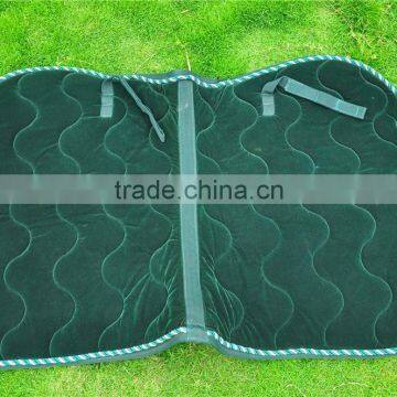 Racing Flocking Material Saddle Pad Wholesale