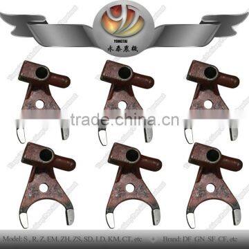 Reverse fork for transmission case, first second third shifting fork