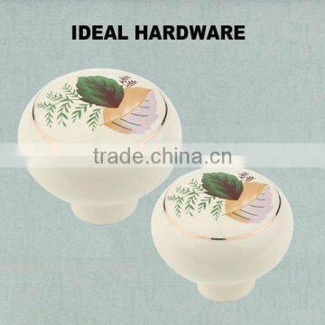 Decorative Ceramic Flower Knobs