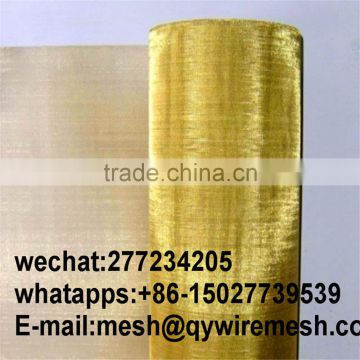 High quality 100 150 200 mesh brass thermal conductivity mesh/conductive brass wire cloth