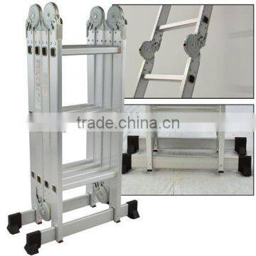 Scaffold Extendable Heavy Duty Multi Purpose Aluminum Ladder Folding Step Ladder photo-4