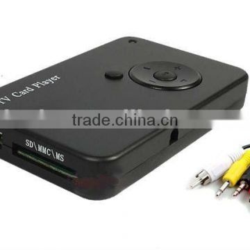 TV Card Reader SD MS MMC MP3 WMA DIVX MPEG Player New