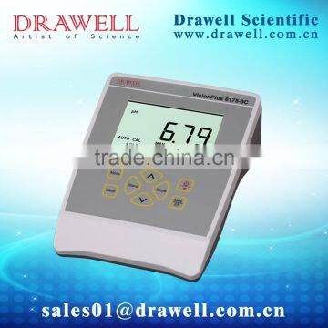 pH/mV/Ion/Temperature Benchtop Meter with Temperature Compensation