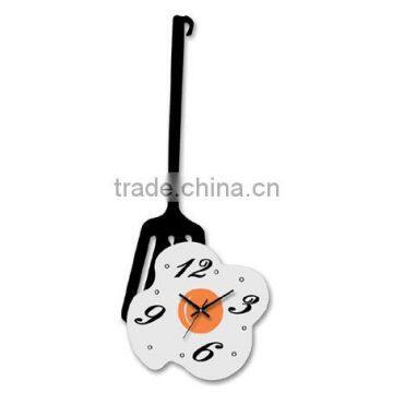 2015 newest omelette wall clock kitchen decor wall clock plastic wall clock kitchen clock