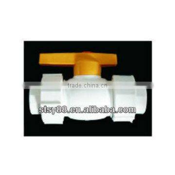 Low Price Hot Selling Plastic Ppr Double Union Ball Valve photo-6