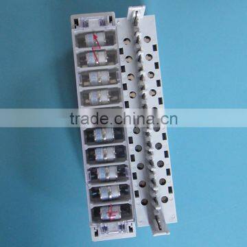 LSA 10 Pair Overvoltage Protection(Protector) Magazine 2 /10, 3 Pole Arrester Magazine photo-2