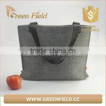 Good quality felt fabric tote bag elegant felt shopping bag