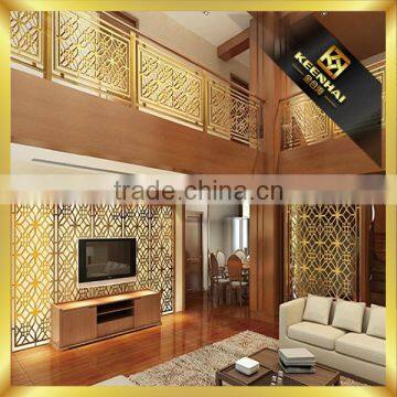 Dubai Decorative Stainless Steel Folding Screen Room Divider