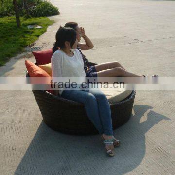 Antique French Style Garden Furniture Rattan Outdoor Day Bed photo-6