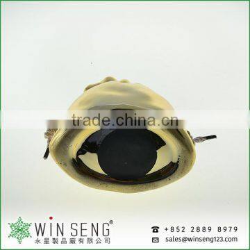 Coins for Sale Antique Gold Ceramic Bag Shaped Piggy Bank for Decoration photo-6