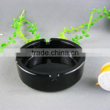 Glass Material and Black Colored Type Colored Glass Ashtray photo-4