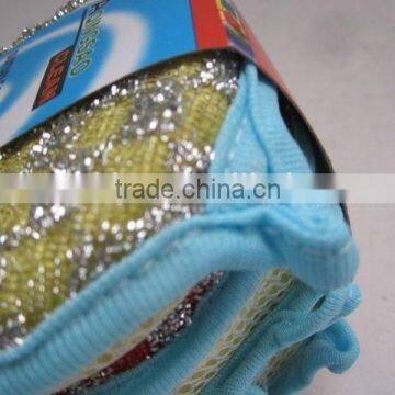 Hanging Type 4PC Cleaning Brush Set/Sponge Scouring Pad photo-2