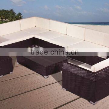 sectional rattan garden sofa set
