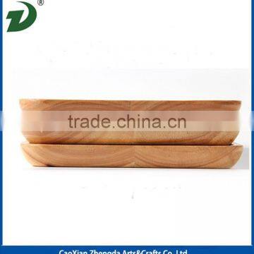 Unfinished Solid Wooden Fruit Tray photo-6
