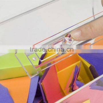 Acrylic Raffle Drum With Locking Door, Countertop - Clear photo-4