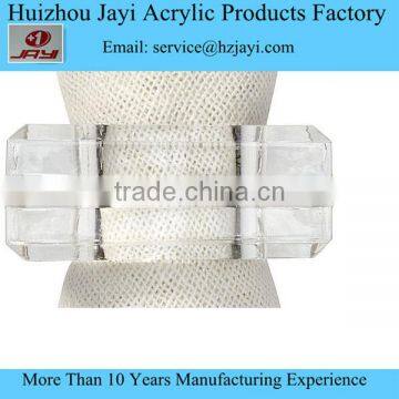 High Quality Wholesale Acrylic Christmas Napkin Ring,clear photo-2