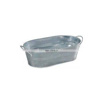 metal oval bucket with high quality