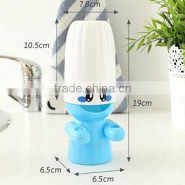 Wholesale Plastic Cartoon Toothbrush Holder With Gargle Cup Washing Bathroom Set photo-6