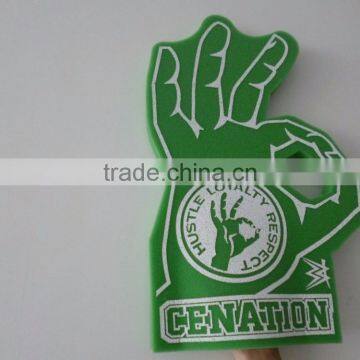 Green Sponge Foam Hand Gloves photo-2