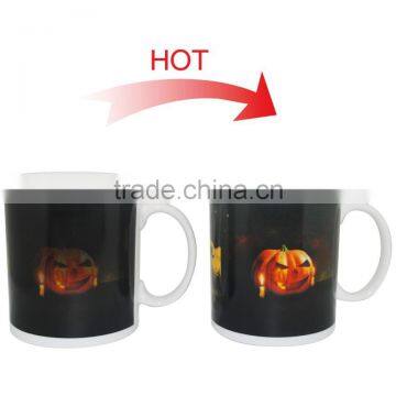 Eco-Friendly Ceramic Partially Color Changing Mug photo-4