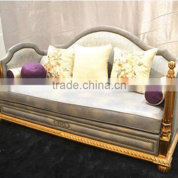 BISINI Latest Gold Foil Arab Sofa, 3 Seat Reclining Sofa photo-2