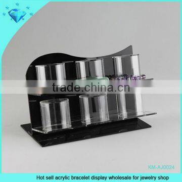 Hot sell acrylic bracelet display wholesale for jewelry shop