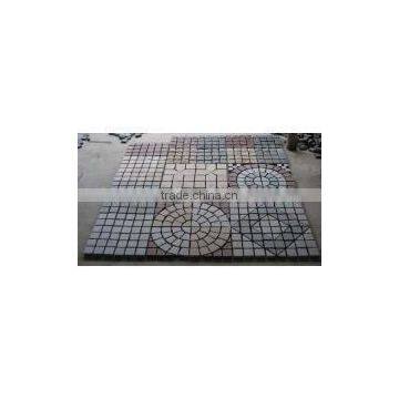 Natural Surface Granite Fan Pattern Paving Stone