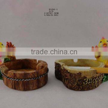 2017 Zodiac Resin Ashtray With Chicken Design