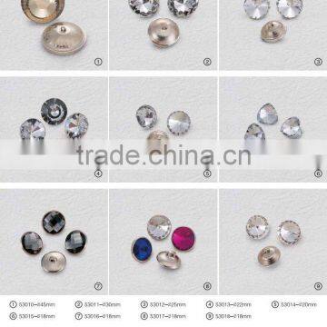 Aluminum furniture button sofa component