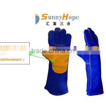 High temperature resistance welding leather glove