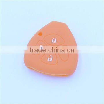 3 Buttons Silicone Car Key Cover for Toyota Camry Highlander photo-3
