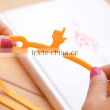 Silicone Made Beautiful 3d Pointing Finger Bookmark photo-5