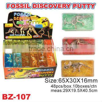 promotional Crystal Dinosaur bouncing putty Toy