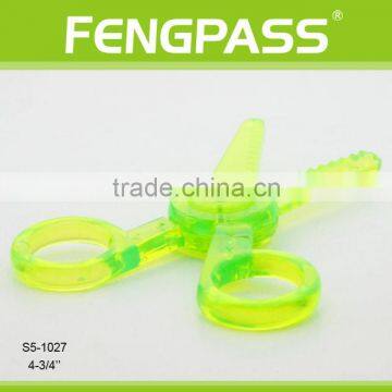 S5-1027 4.75 Inch Plastic Blades Baby Scissors photo-3