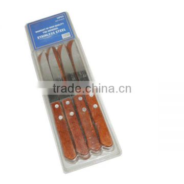 KN1005 wood handle cheap steak knife