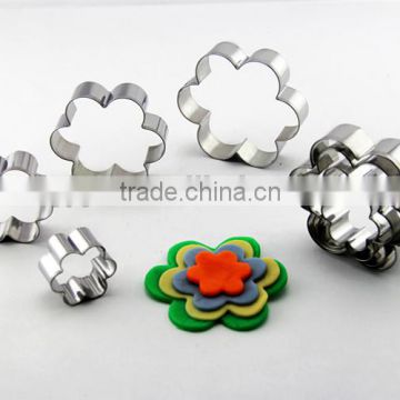 new come cake decorating tools Daisy flower cookie cutter set 100% food grade wholesale baking tools