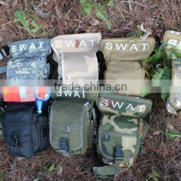 Multifunctional swat leg bag casual bag outdoor camping tactical leg bag ride waist pack bag Camouflage waist pack