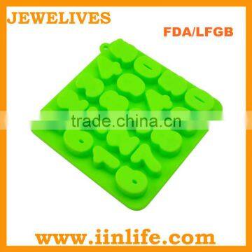 High quality No stick number shaped ice cube tray