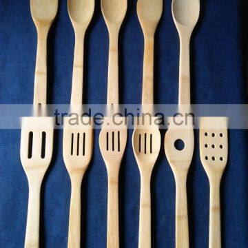 11 Pcs Bamboo Kitchen Tool Set/wholesale Bamboo Utensil,spatula,spoon,turner