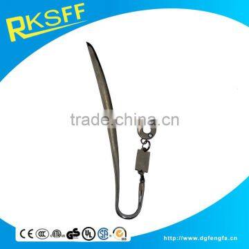 Customized Funny Chrome Plated Metal Small Pendant Letter Opener photo-3