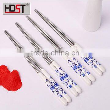 Popular Color Hot Selling Ceramic Handle Stainless Cutlery and Crockery Handle Flatware photo-2