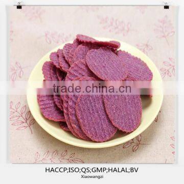 Baked Purple potato snack