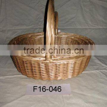 Decorative willow basket