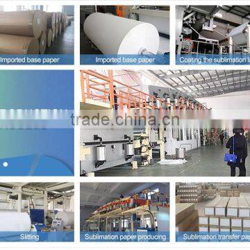 High Tacky Sublimation Printer Heat Transfer Paper Roll 100gsm for Textile photo-5