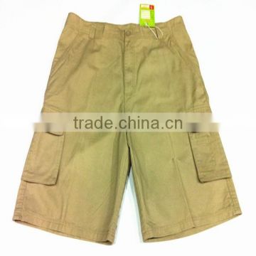 2014 New Arrival Classic Mens Khaki Cargo Shorts